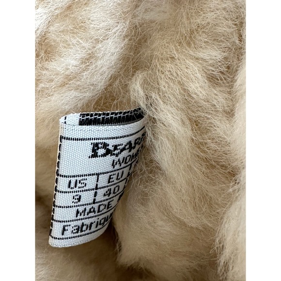 Bearpaw Emma Short Snow Boot Womens Size 9 Tan Brown Wool Shearling Fleece Lined - Picture 8 of 8